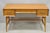 West Elm Williams Sonoma Mid Century Modern Acacia Teak Wood Style Writing Desk (A). Circa 21st Century, Pre-owned....