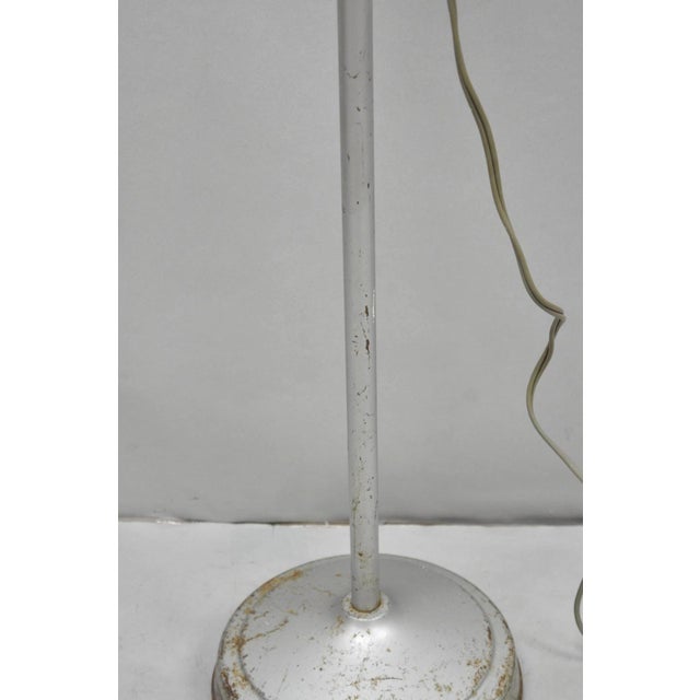 Metal Vintage Industrial Modern Metal Adjustable Bell Shade Work Task Floor Lamp For Sale - Image 7 of 16