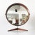Large Teak Table Mirror by Östen & Uno Kristiansson for Luxus, 1960s For Sale - Image 6 of 13