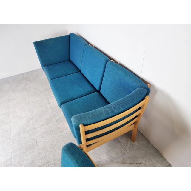 GE280 Modular Sofa by Hans Wegner for Getama, 1980s, Set of 5 For Sale - Image 9 of 14