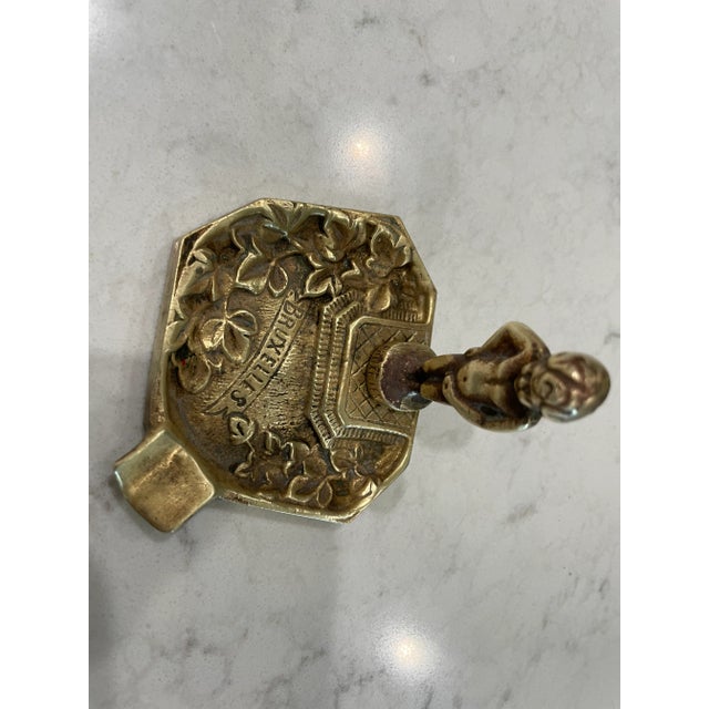 Art Deco 1960s Bruxelles Brass Ashtray For Sale - Image 3 of 6