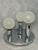 Silver Space Age Ceiling Lamp with Three Decorative Glass Bulbs, 1970s For Sale - Image 8 of 9