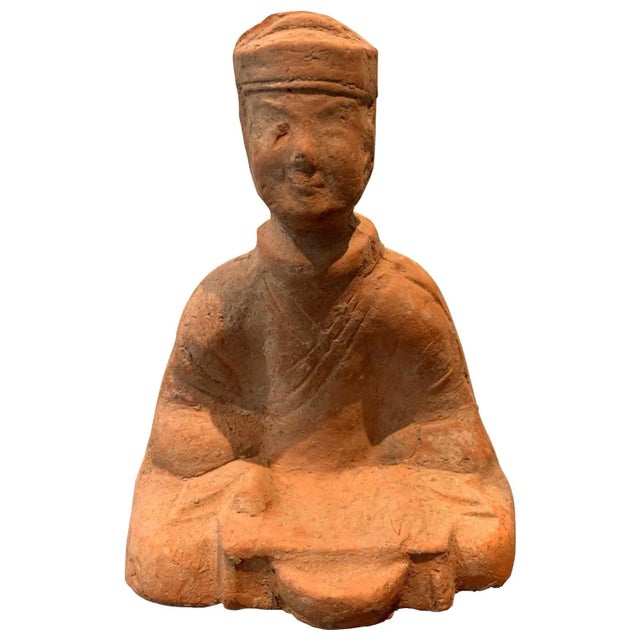 Chinese Terracotta Tomb Figure East Han Dynasty For Sale - Image 13 of 13