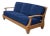 Giati Palazzio Sofa in Pacific Blue For Sale