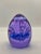 Purple & Blue Art Glass Paperweight For Sale - Image 9 of 10