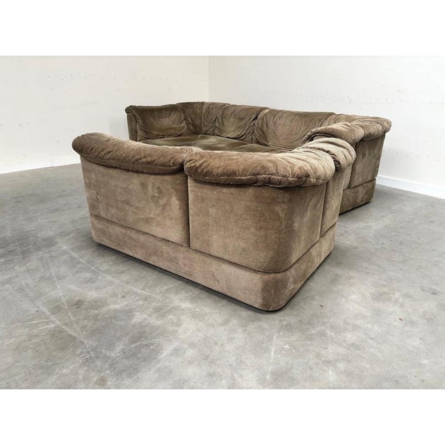 Modular Sofa by Rolf Benz, 1970s, Set of 3 For Sale - Image 12 of 17