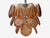Mid-Century Modern, Orange Shell Motif Murano Glass, Pendant Light, 1960s For Sale - Image 4 of 8