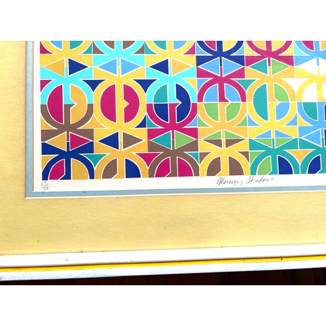Abstract Brian McKinney Screen Print Signed and Numbered in Pencil For Sale - Image 3 of 4