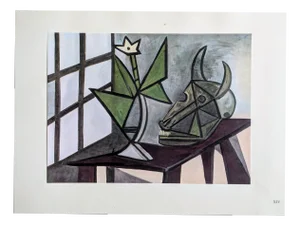 Pablo Picasso, Still Life, Color Offset Lithograph on Pur de Marais Fil Paper, 1943