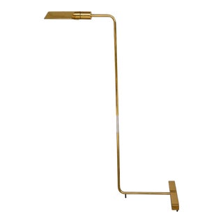 1970s Mid-Century Cedric Hartman Brass Floor Lamp For Sale