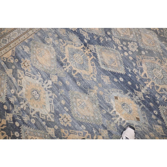 Zabihi Collection Oversize Geometric Antique Persian Malayer Rug - 11'3" x 24'6" For Sale - Image 9 of 12