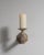 Antique White 19th Century France Antique White Wood Candlestick For Sale - Image 8 of 15