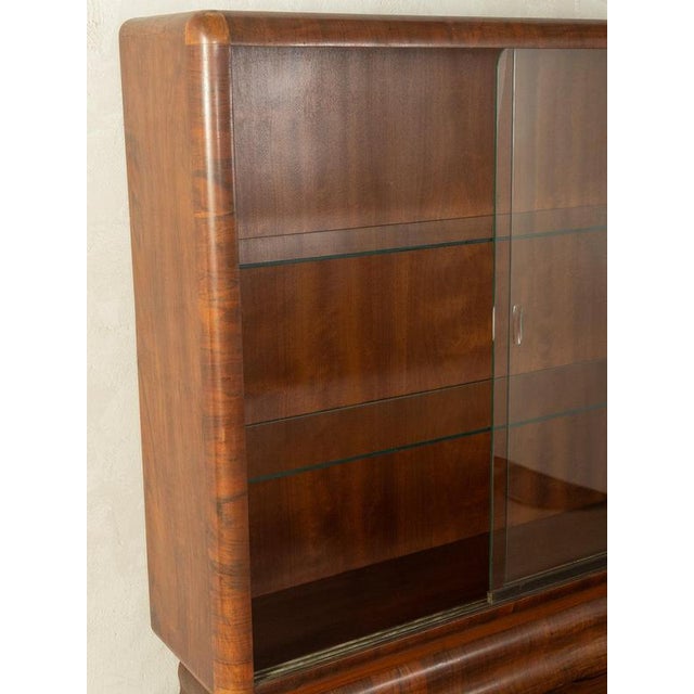 1920s Vintage Art Deco Display Cabinet, 1920s For Sale - Image 5 of 10