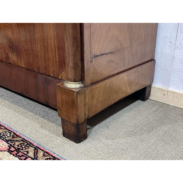 Early 19th Century Empire Mahogany Buffet with Black Marble Top For Sale - Image 13 of 18