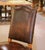 French 19th Century French Louis XV Walnut Desk Chair With Embossed Leather For Sale - Image 3 of 9