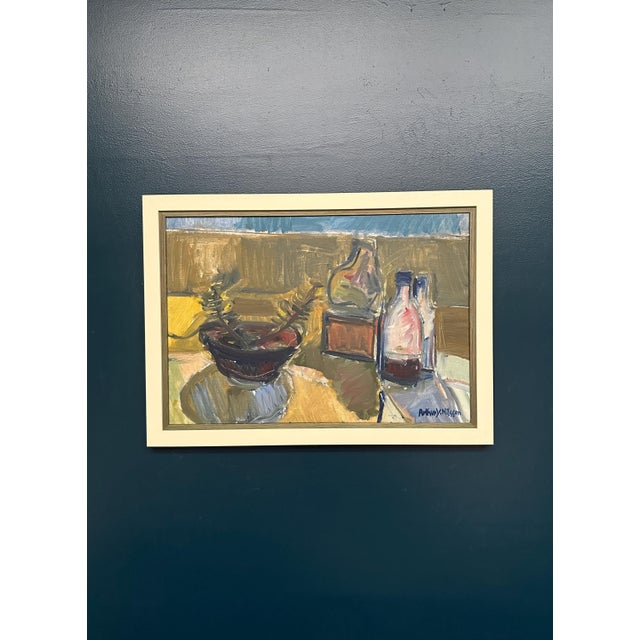 Y. Nilsson, Still Life, 1950s, Oil on Canvas, Framed For Sale - Image 8 of 18