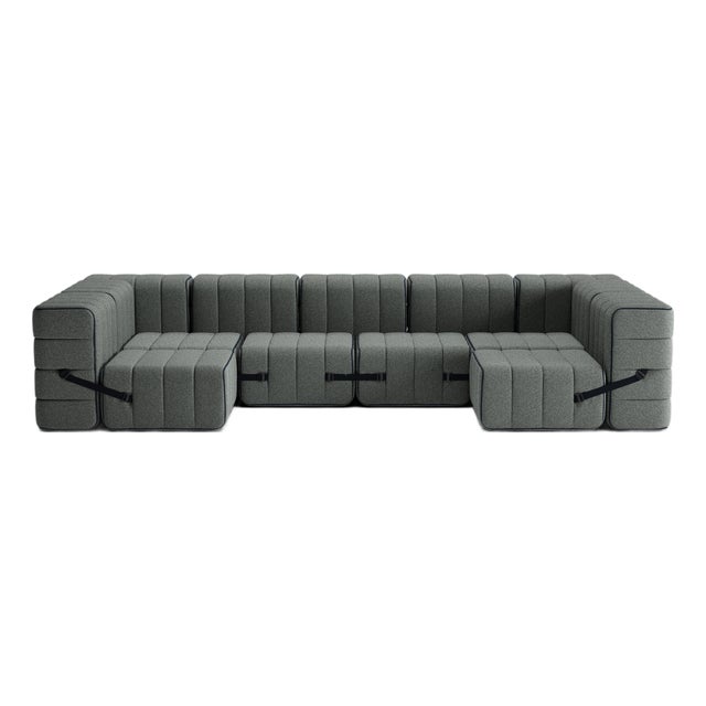 Flexible U-Sofa from Ambivalenz, Set of 15 For Sale