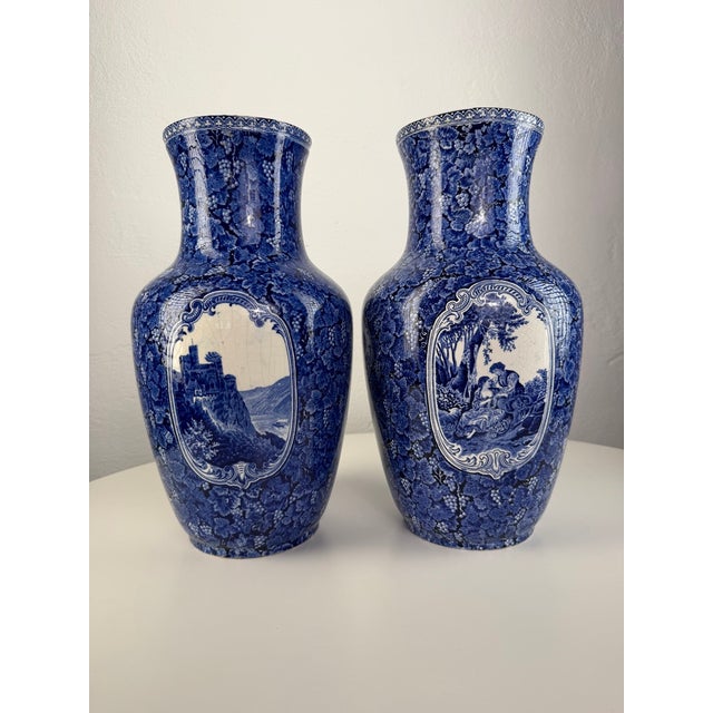 19th-Century Rhein Vases from Lewis Woolf, England, Set of 2 For Sale - Image 12 of 12