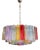 Large Murano Glass Chandelier with 101 Multicolored Tube Glasses, 1990s For Sale