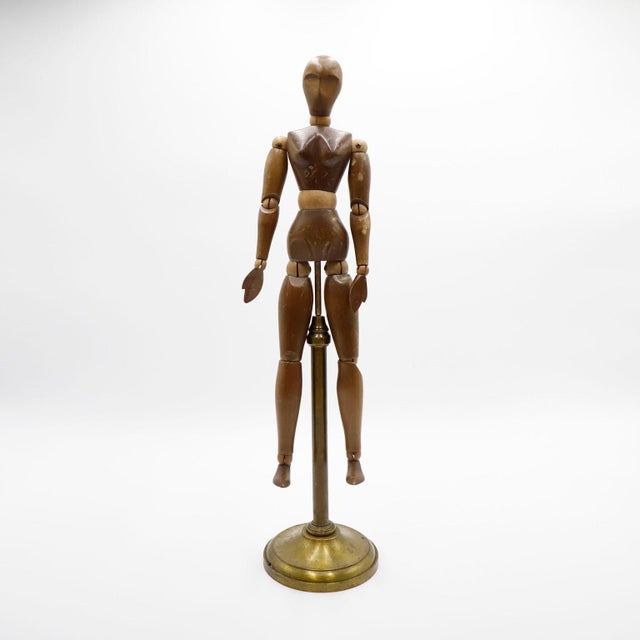 Vintage Articulate Artist's Mannequin For Sale - Image 4 of 4