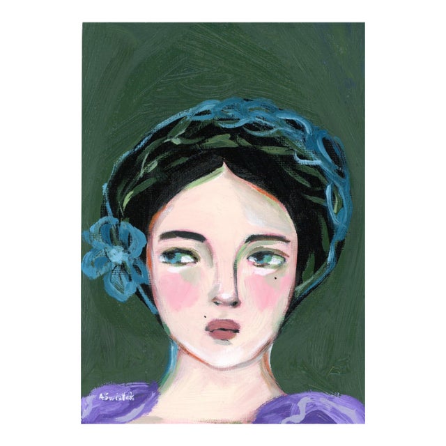 Senon, Contemporary Oil Portrait Painting by Alexandra Swistak For Sale