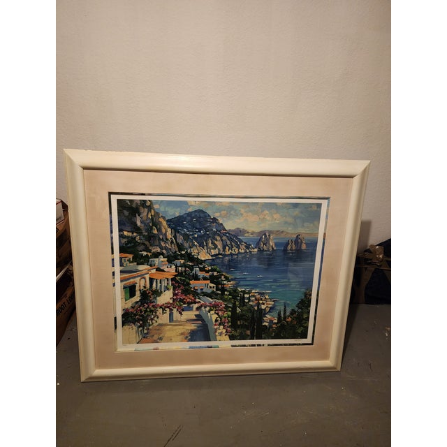 1990s Isle of Capri Serigrap Print by Howard Behrens For Sale - Image 14 of 16