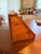 Vintage mid-century large wooden bread box. Hinged from the top 17.25" w x 11.5" d x 12" h Sturdy and in good condition