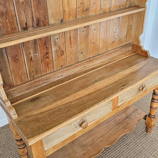Antique English Pine Welsh Dresser - Circa 1890 For Sale - Image 11 of 14