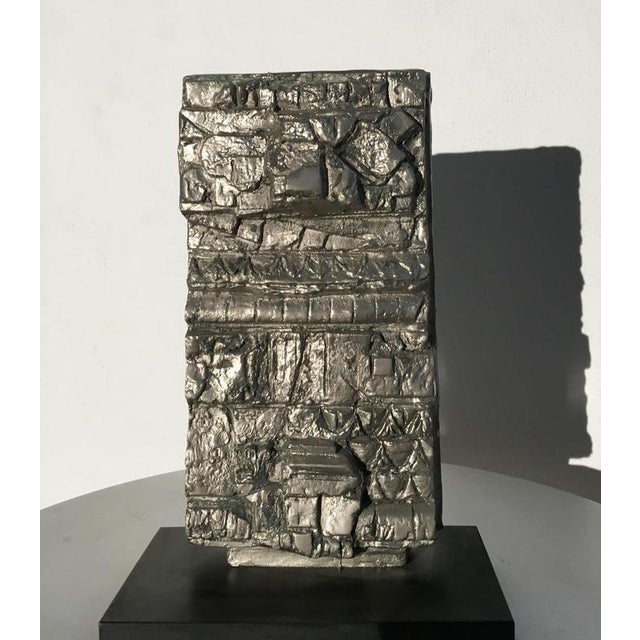 Edmondo Cirillo, Italian Abstract Sculpture, 1985, Bronze For Sale - Image 3 of 18