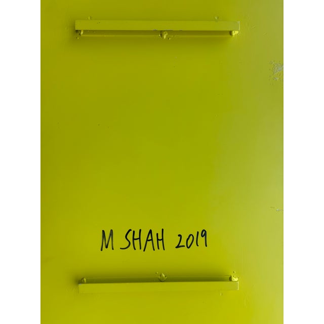 2019 “I Am Not Data” Painting From the Playlist Series by Mukesh Shah in Aluminum For Sale - Image 4 of 6