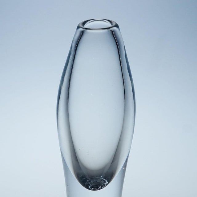 Iittala Vintage Art Glass Vase 'Twist' by Kari Alakoski for Iittala For Sale - Image 4 of 9
