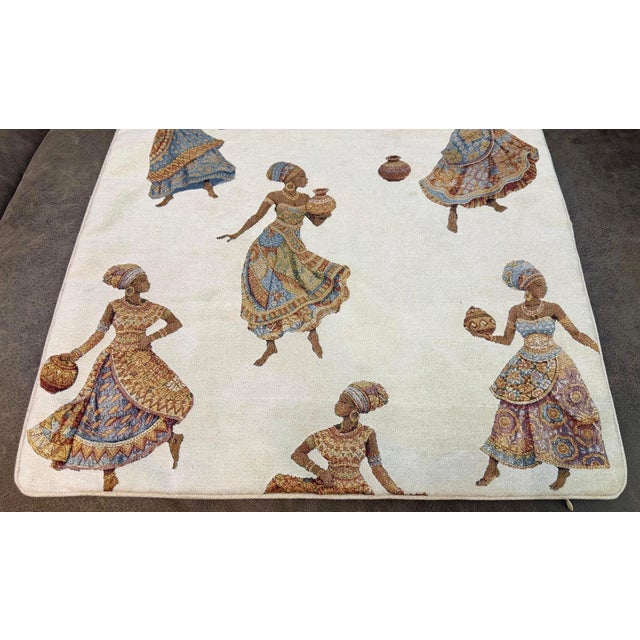 African Woven African Women Cushion Cover For Sale - Image 3 of 14