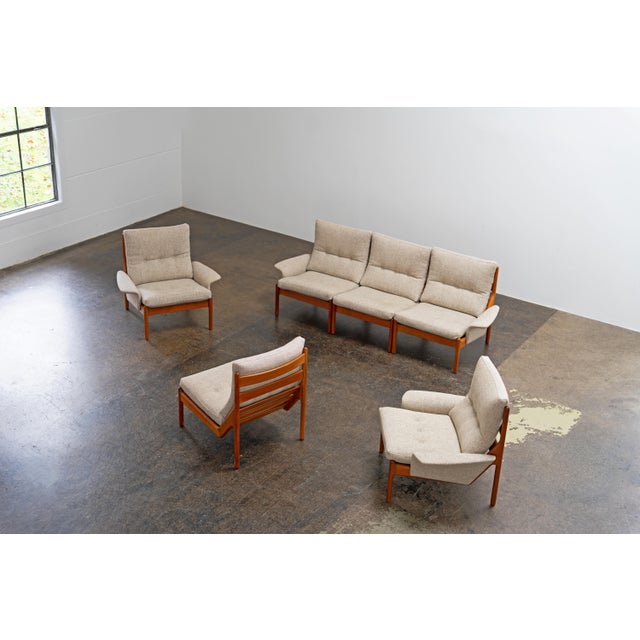 Lounge Chairs by Illum Wikkelsø for C F Christensen Silkeborg, 1970s, Set of 2 For Sale - Image 9 of 11