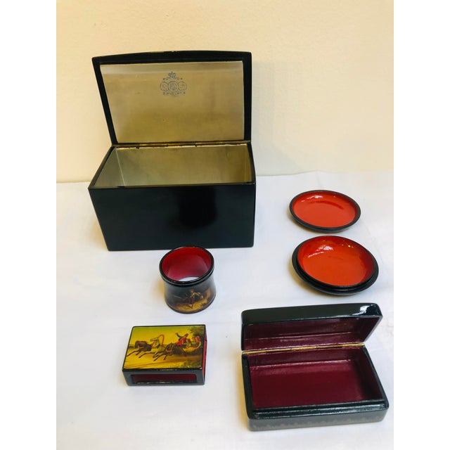 Paint Hand-Painted Jars, 1950s, Set of 5 For Sale - Image 7 of 16