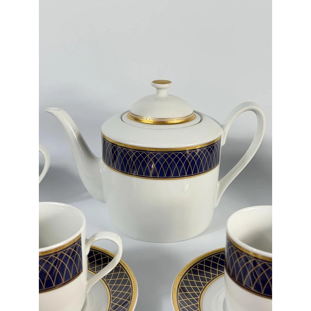 Porcelain Tea Service by Schirnding Bavaria for Seven, Germany, 1980s, Set of 17 For Sale - Image 9 of 18
