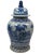 2020s Large Chinese Blue & White Porcelain Ginger Jar With Foo Dog Lid For Sale - Image 5 of 13
