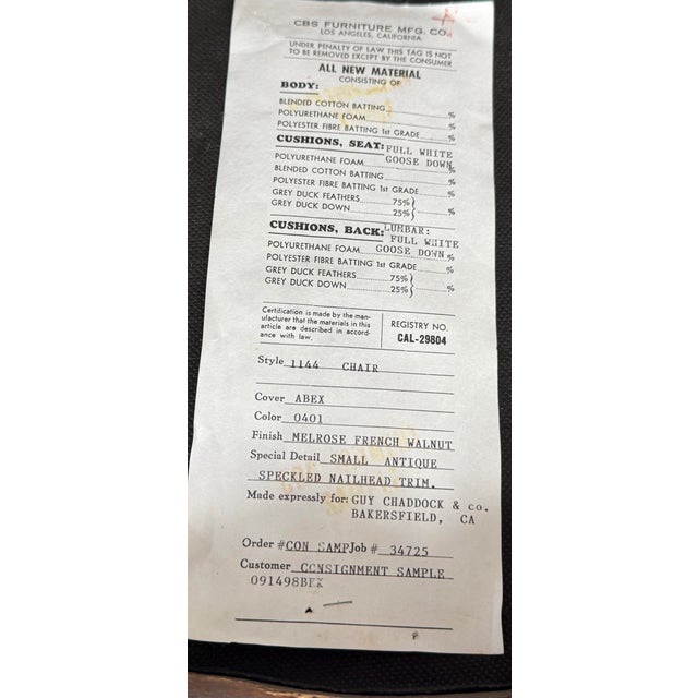 Guy Chaddock Bespoke Bergère Chair For Sale - Image 12 of 12