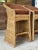 Pair 1980’s Coastal Large Braid Rattan Bar Stools For Sale - Image 9 of 11
