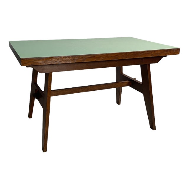 Mid-Century Modern French Oak Dining Table from René Gabriel, 1950s For Sale