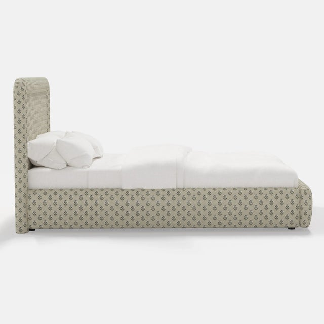Not Yet Made - Made To Order Stoffer Home x Cloth & Company Marisa Platform Bed in Francie Sage - Twin For Sale - Image 5 of 7