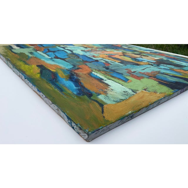 1980s Abstract Expressionist Painting #2 by Hannah Dalbey - For Sale In Monterey, CA - Image 6 of 7