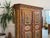 Antique Biedermeier Hand-Painted Farmhouse Cupboard with Floral Decoration For Sale - Image 4 of 18