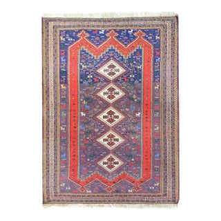 Vintage Persian Sumak Rug For Sale