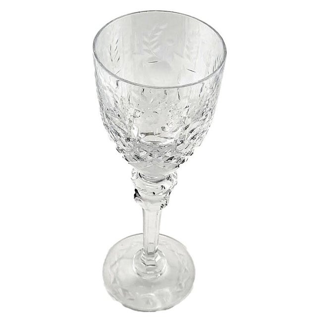 Set of 12 Rogaska Hand Blown Crystal 'Gallia' Wine Glasses made in Yugoslavia. Signed "Rogaska." on bottom Height: 7 3/4...