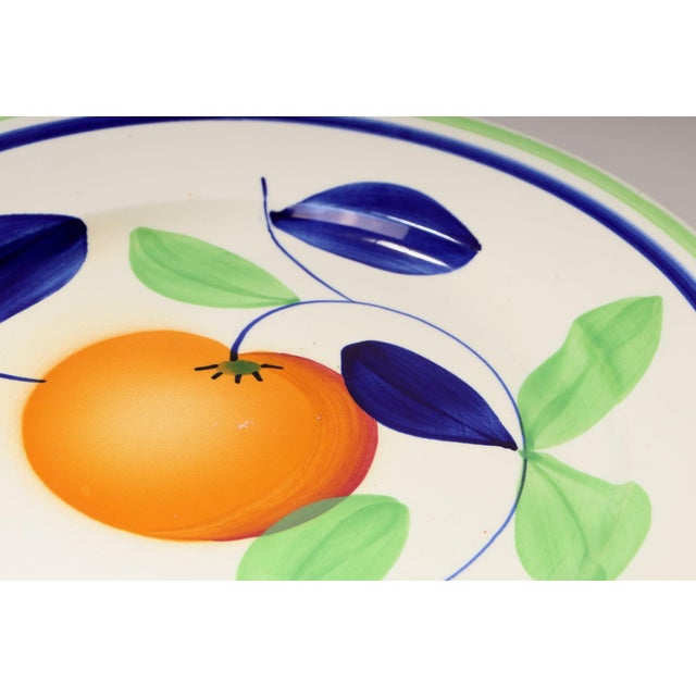 Set of Nine Vintage Italian "Orange" Fruit Motif Plates by Richard Ginori For Sale In New York - Image 6 of 18
