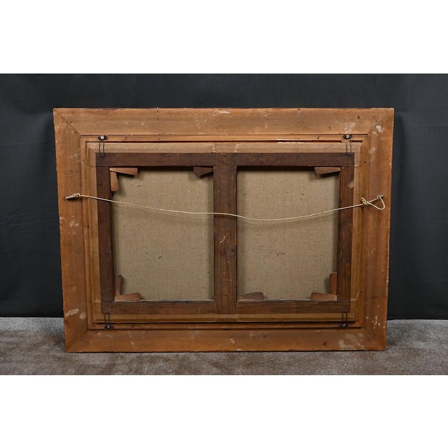 A. Savary, Discussion by the River, Mid-19th Century, Oil on Canvas For Sale - Image 14 of 16