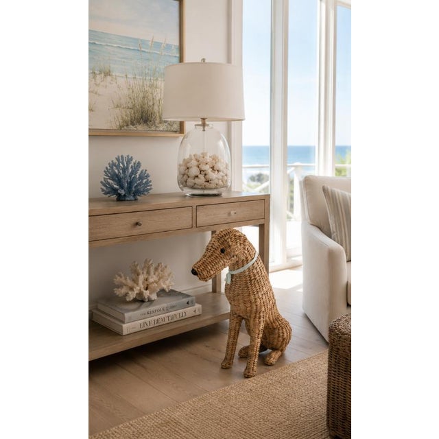 An absolute showstopper for lovers of Grandmillennial, Coastal Chic, and Palm Beach Regency design. Standing at an...