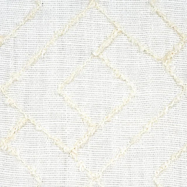 This medium-scale geometric patterns cool; textural contrast is created with a nubbly boucl√© yarn that‚Äôs drawn across a...