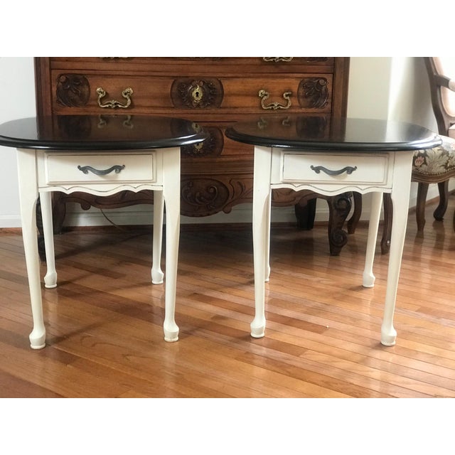 French Country Side Tables a Pair Chairish