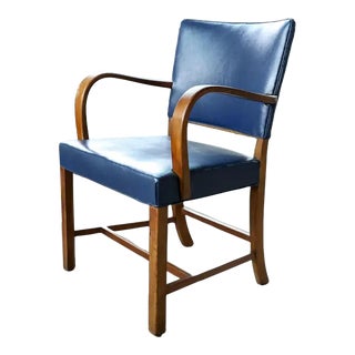 Danish Early Midcentury or Art Deco Lounge Chair Model 1561 by Fritz Hansen For Sale